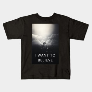 I Want To Believe Kids T-Shirt